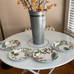 Set of 4 Spode Woodland Harvest Plates